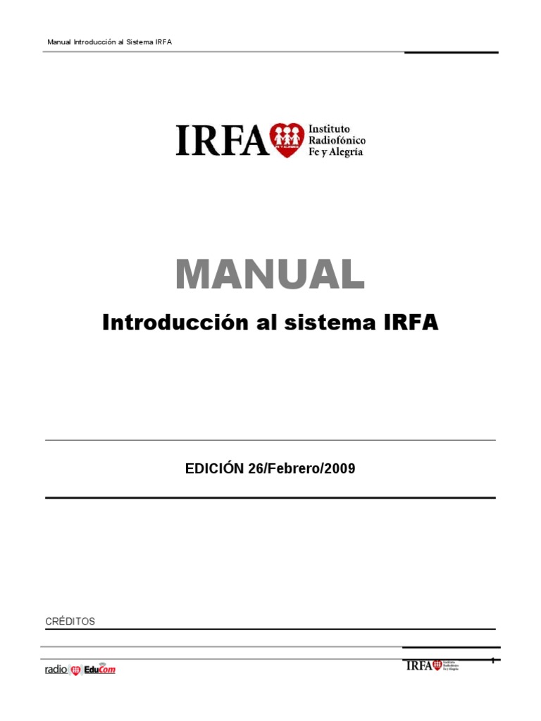 Introducción al Sistema IRFA | PDF | Plan de estudios | Economía (general)
