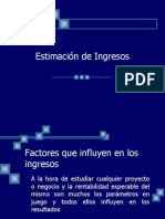 Estimación de Ingresos