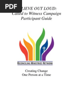 Download Believe Out Loud Manual by Reconciling Ministries Network SN20429567 doc pdf