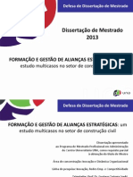 Defesa de Dissertação - Fábio Viana