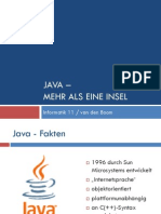 Java Mehr Als Eine Insel - Präsentation