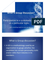What is Group Discussion? Participation in a Systematic Way On