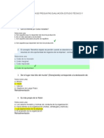 Bateria de Preguntas Evaluación Estudio Técnico y Organizacional