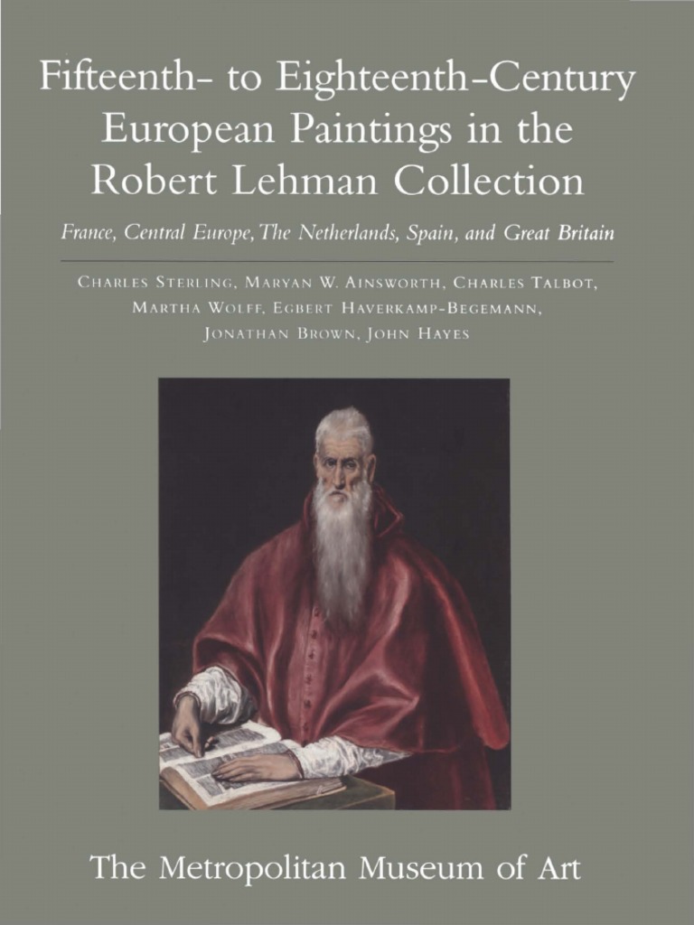 Europenan Paintings 15-18the Century, PDF, Art Media