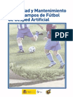 Seguridad y Mantenimiento de Los Campos de Futbol de Cesped Artificial Web Excelente