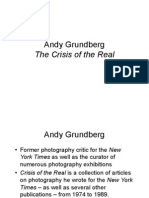Andy Grundbergthe Crisis of The Real