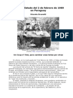 Golpe de Estado Del 2 de Febrero de 1989 en Paraguay - Vicente Brunetti