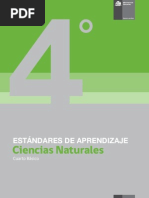 Esándares de AprendizajeCiencias Naturales 4º básico - Decreto 129_2013