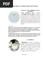 INTRODUÇÃO A CONFEITARIA ARTISTICA