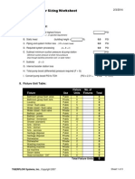 TIGERFLOW Booster Sizing Worksheet: I. Pressure Required