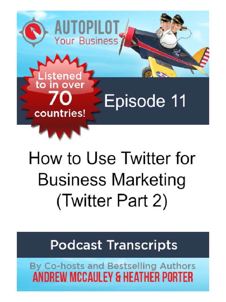 How To Use Twitter For Business Marketing (Twitter Part 2) | PDF ...
