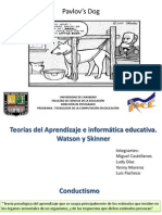 Teorías Del Aprendizaje e Informática Educativa