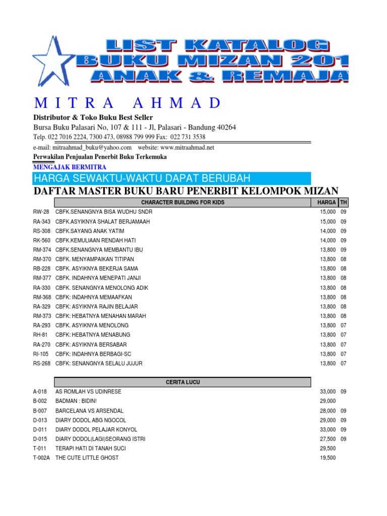 Daftar Buku Proposal