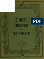 Singer Instruction Manual Art of Embroidery