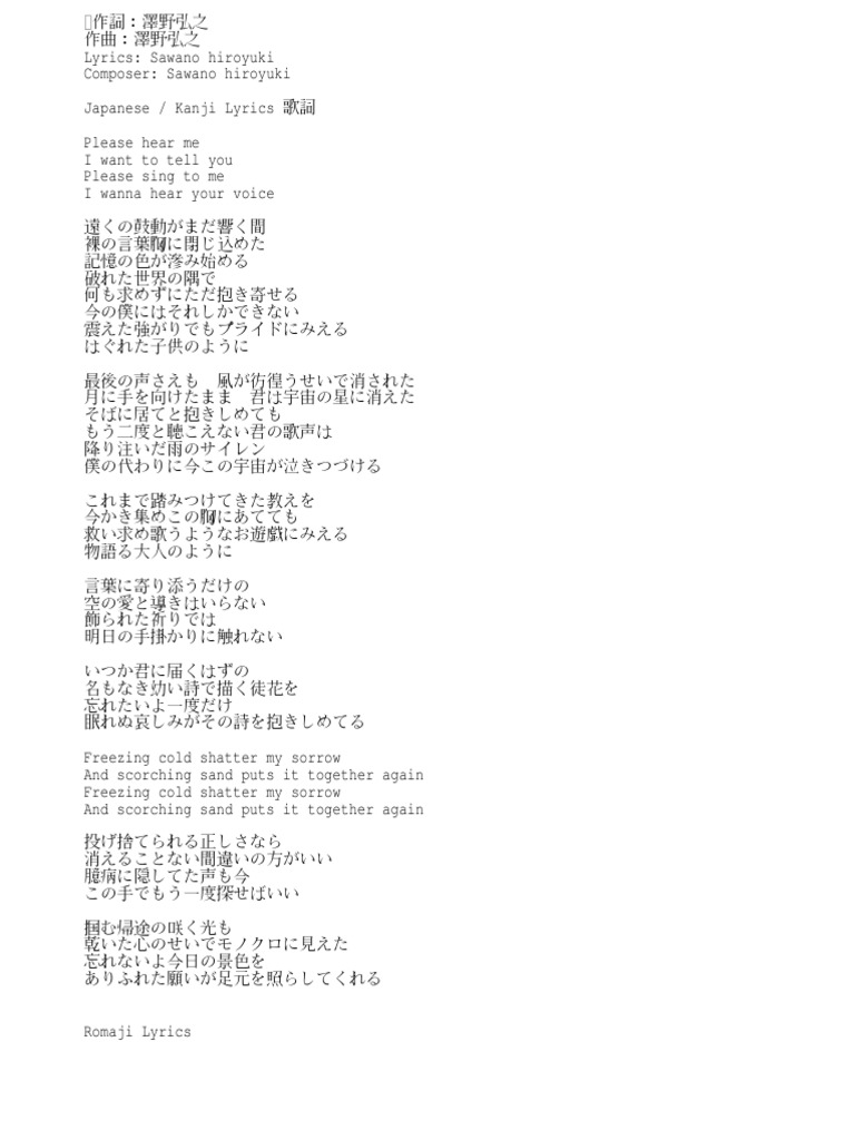 Aimer Re I Am