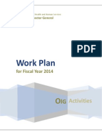 OIG 2014 Work Plan