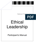 Ethical Leadership: Participant's Manual