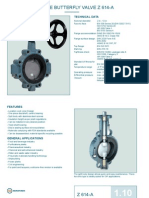 Butterfly Valve Technical Data Sheet