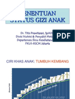 Penentuan Status Gizi Anak