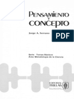 Serrano, J. Pensamiento y Concepto