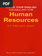 Check Your English Vocabulary For Human Resources