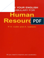 Check Your English Vocabulary For Human Resources