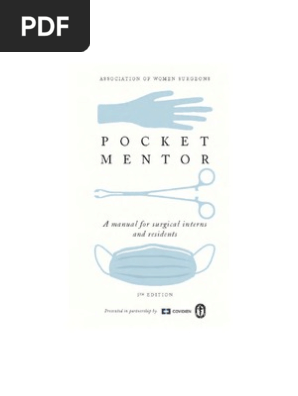 2013 Pocket Mentor | PDF | Residency (Medicine) | Surgery