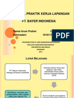 PKL_Presentasi Ke PT.bayer Indonesia