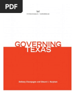 Governing Texas: An Introduction To Texas Politics