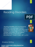 Reading Disorders