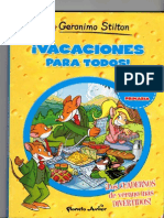 Geronimo Stilton Vacaciones 1º Inglés