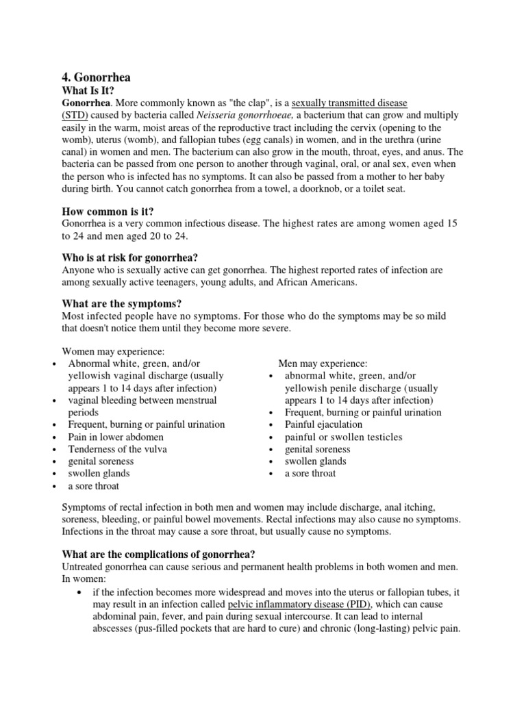 Gonorrhea symptoms female picture