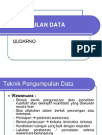 Teknik Pengumpulan Data