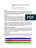 Graphical and Analytical Methodology For Cost Benchmarking For New Construction Projects