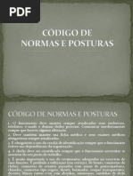 CÓDIGO DE NORMAS E POSTURAS