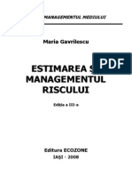  Estimarea Managementul Riscului