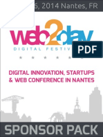 Sponsor Pack - Web2day 2014