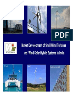 Market Development of Small Wind Turbines and Wind Solar Hybrid Systems in India