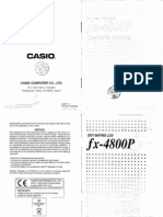 Manual de Calculador FX-4800P