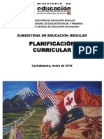 Planificacion Curricular Cbba 2014 - PRIM - SECUND