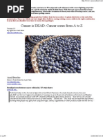 Download Cancer is DEAD Cancer Cure by bardos SN204519263 doc pdf