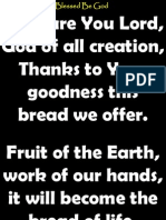 Blest Are You Lord, God of All Creation, Thanks To Your Goodness This Bread We Offer