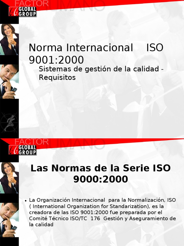 Requisitos de la Norma ISO 9001:2000 | PDF | Gestión de la calidad ...