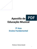 Apostila completa Edu Musical 7° ano