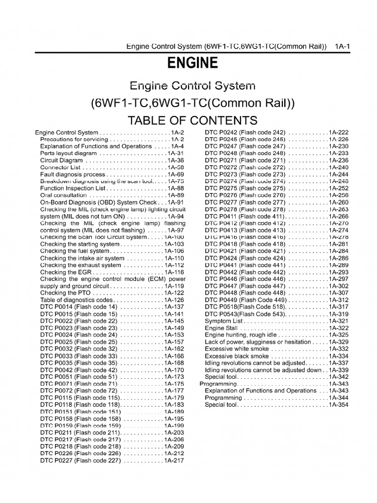 Engine Control System PDF