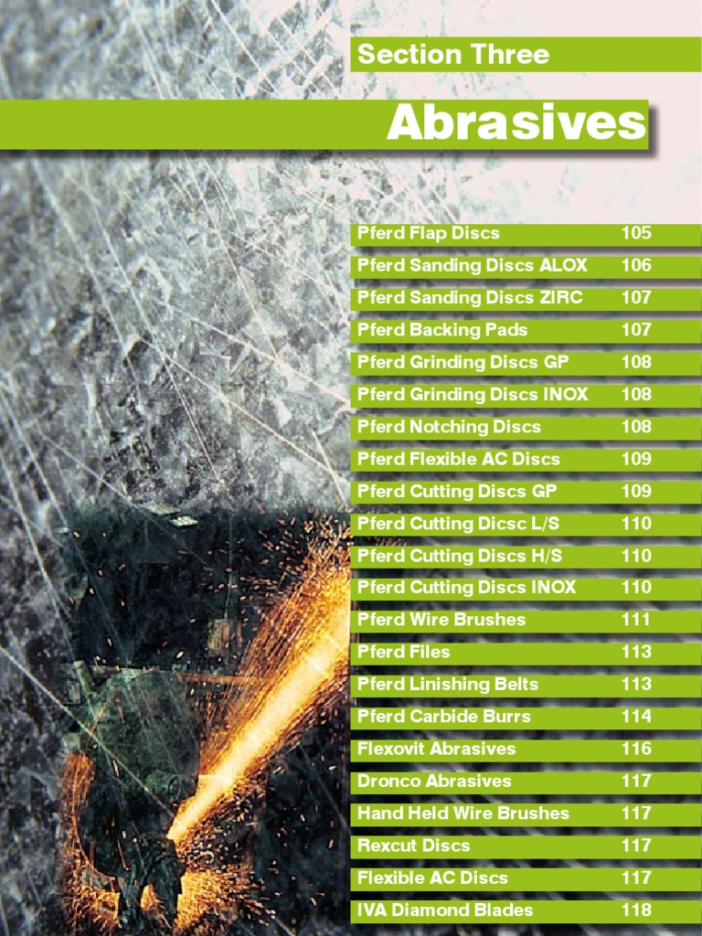03 Abrasives | PDF | Grinding (Abrasive Cutting) | Abrasive