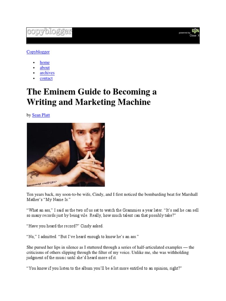 Marshall mathers picture