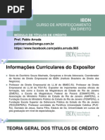 Modulo de Titulos de Credito 2013 Slides IBDN Pablo Arruda[1]