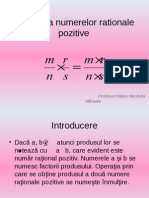 Inmultirea Numerelor Rationale Pozitive