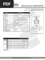 Tabla Interiores Trim Válvulas Según API 600 | PDF
